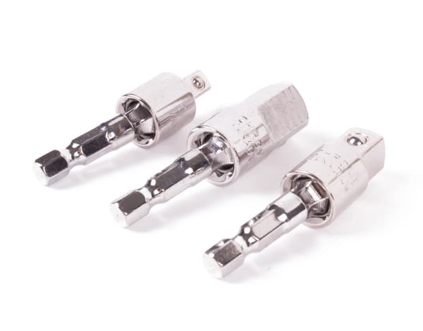 Adapter borr till hylsa 1/4-3/8-1/2″ × 55 mm flex