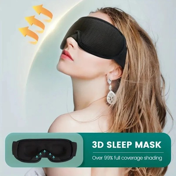 Sovemaske / Øjenmaske – Øjenbind til rejse