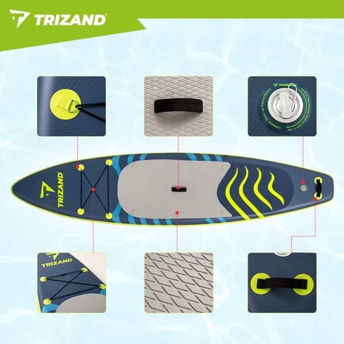 SUP-bräda med Accessoarer / Uppblåsbar Paddelbräda - 320 cm