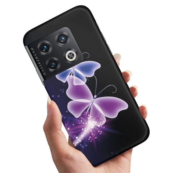 OnePlus 10 Pro - Skal/Mobilskal Lila Fjärilar multifärg