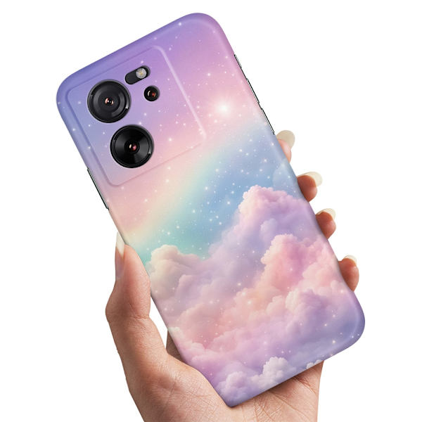 Deksel / Mobildeksel til Xiaomi 13T / 13T Pro - Rainbow Clouds