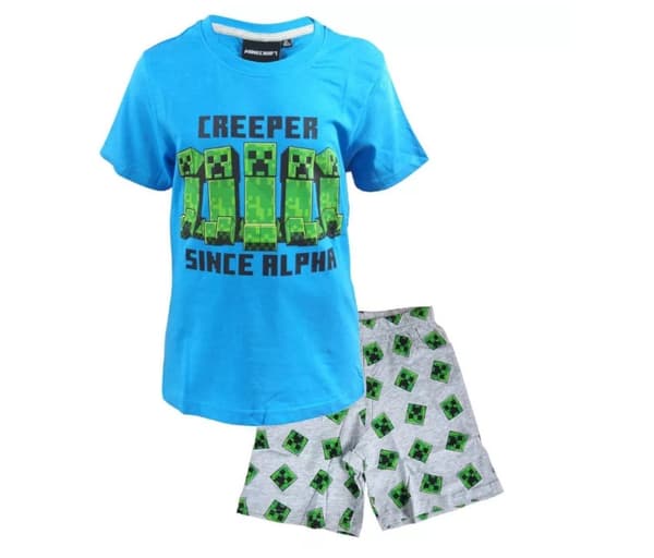 Minecraft Pyjamas för Barn 10 år