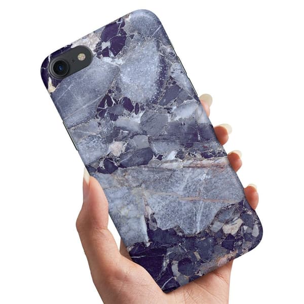 Cover / Mobilcover til iPhone 6 / 6s Plus - Marmor Multicolor