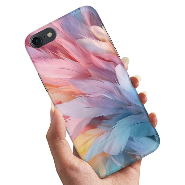 Deksel / Mobildeksel til iPhone 5 / 5S / SE - Feathers