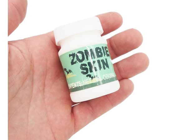 Zoombie hud makeup för halloween att måla ärr sår makeup hud