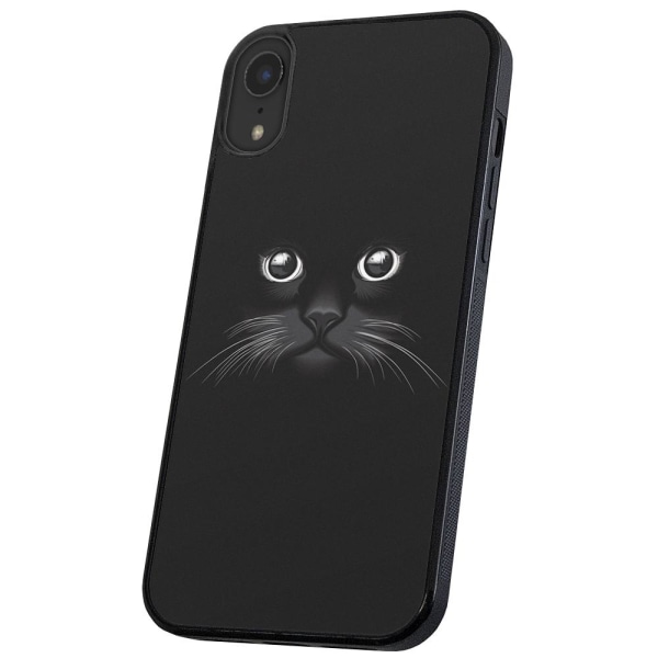 iPhone XR - Kuoret/Suojakuori Musta Kissa Multicolor