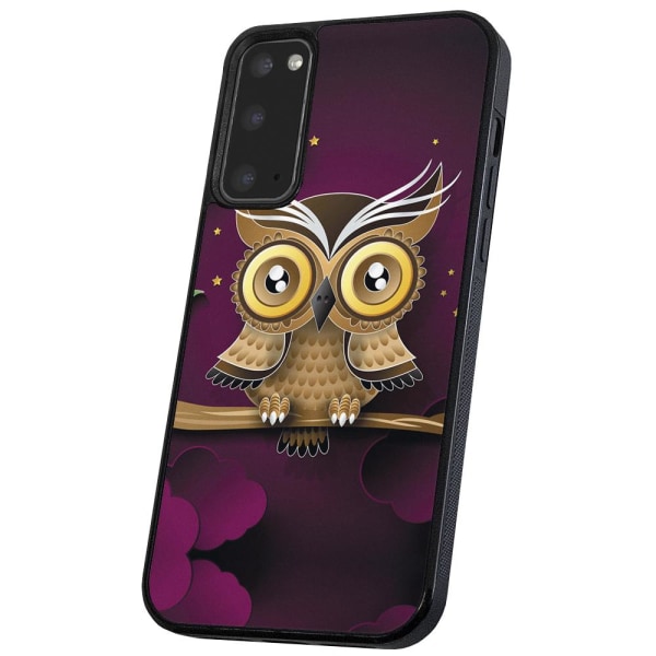 Samsung Galaxy S20 - Kuoret/Suojakuori Vaaleanruskea Pöllö
