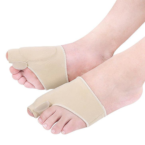 Hallux Valgus / Tåspreder - Støtte til storetåen Beige Large (Beige)