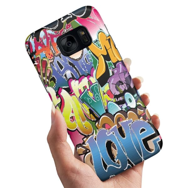 Deksel / Mobildeksel til Samsung Galaxy S7 Edge - Graffiti