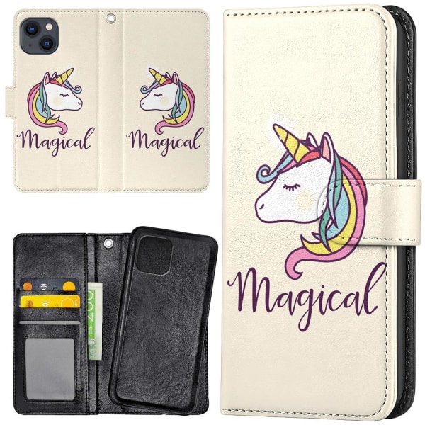 iPhone 13 - Lommebokveske Magic Pony Multicolor