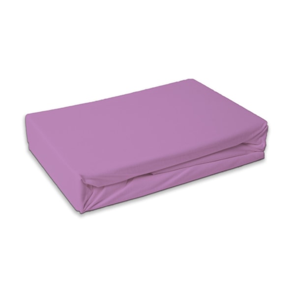 Fitted Sheet i Lila Orchid Färg – 180x200 cm Velvet Terry