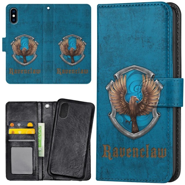 iPhone X/XS - Plånboksfodral/Skal Harry Potter Ravenclaw