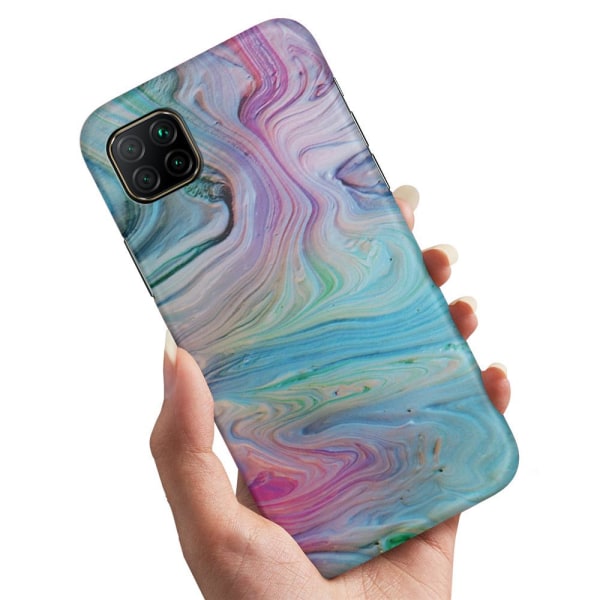 Huawei P40 Lite - Cover/Mobilcover Maling Mønster