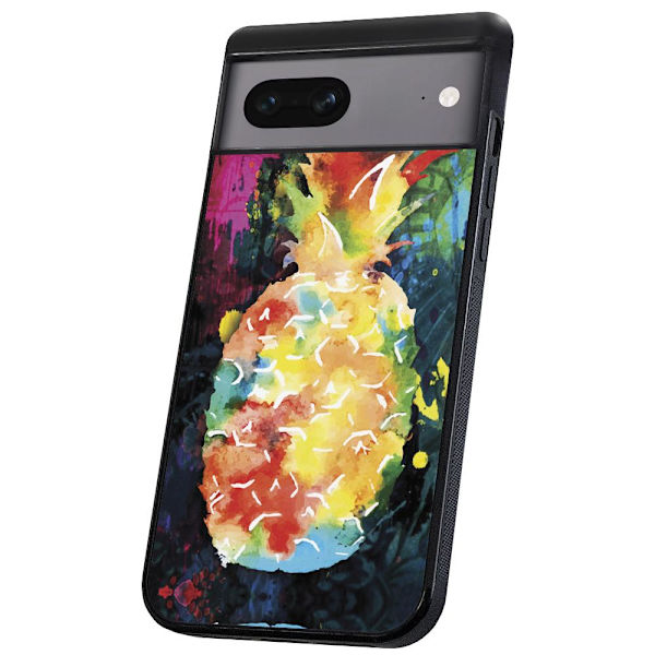 Google Pixel 7 - Kuoret/Suojakuori Sateenkaari Ananas