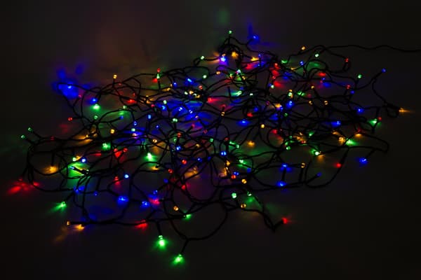 Ljusslinga diamanter 200 LED 24 m IP44