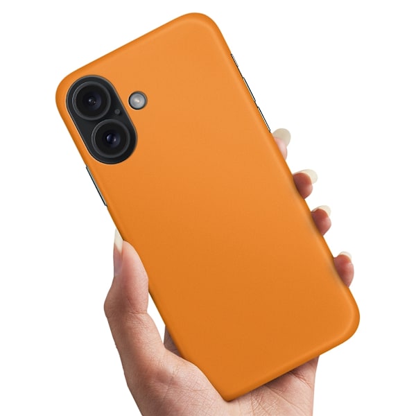 Skal / Mobilskal till iPhone 16 - Orange