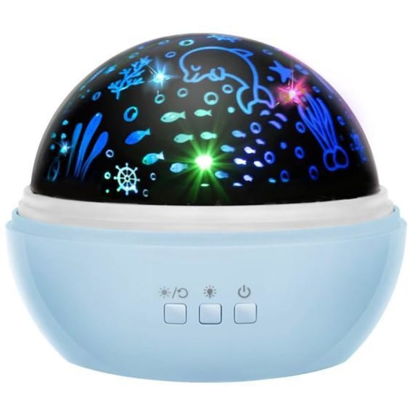 Tähtiprojektori lapsille - Galaxy lamppu / yölamppu Blue