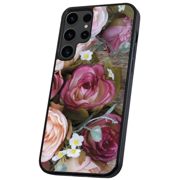 Samsung Galaxy S24 Ultra - Cover/Mobilcover Blomster
