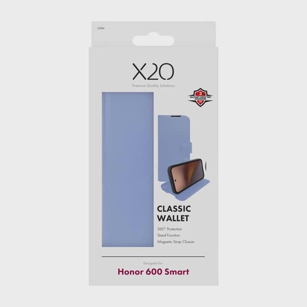 X2O Classic Wallet Plånboksfodral Honor 600 Smart Lavender