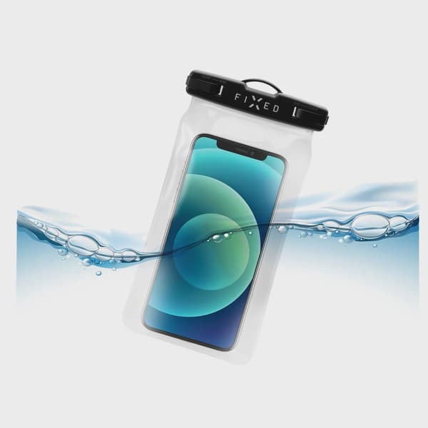 FIXED Float Vattentät Väska för Smartphones upp till 6.8" Svart