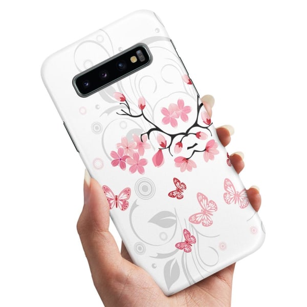 Samsung Galaxy S10 Plus - Cover/Mobilcover Naturligt Mønster