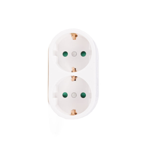 Adapter dubbel jordat vertikal