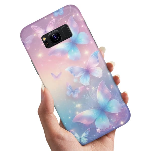Deksel / Mobildeksel til Samsung Galaxy S8 Plus - Butterflies