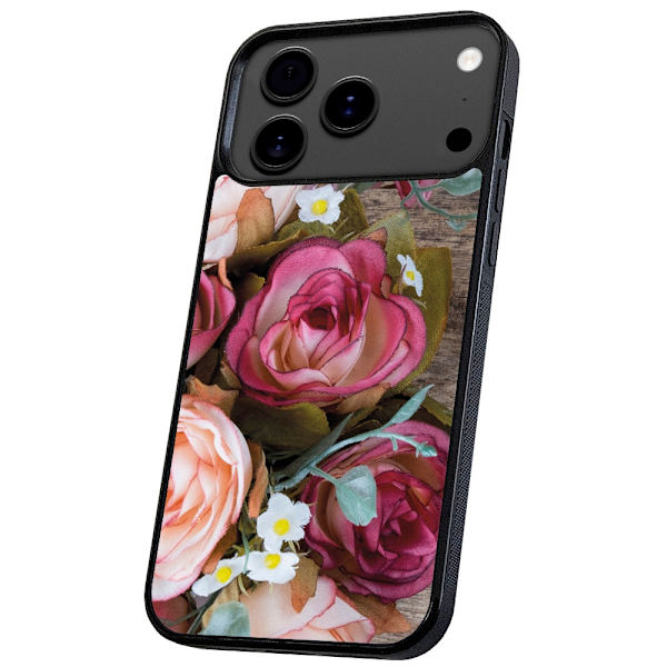 iPhone 17 Pro Max - Deksel/Mobildeksel Blomster