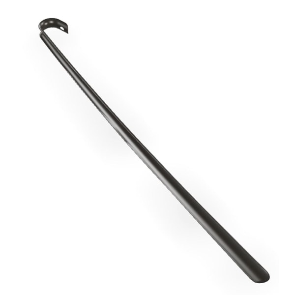 Skohorn i Metal - Ekstra Lang - 80cm Black 1-Pack