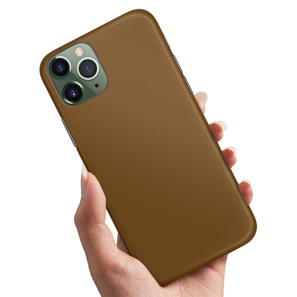 iPhone 11 Pro Max - Kuoret/Suojakuori Ruskea Brown