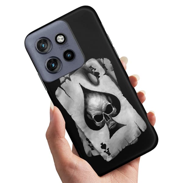 Deksel / Mobildeksel til Motorola Edge 50 Neo - Dødningehode Kortstokk