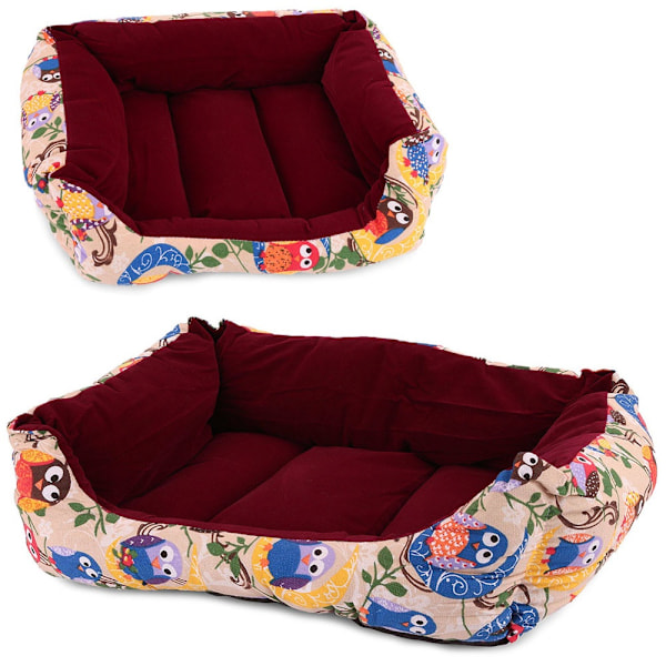 Kattbädd / Hundbädd - Sovplats för katter & hundar MultiColor L