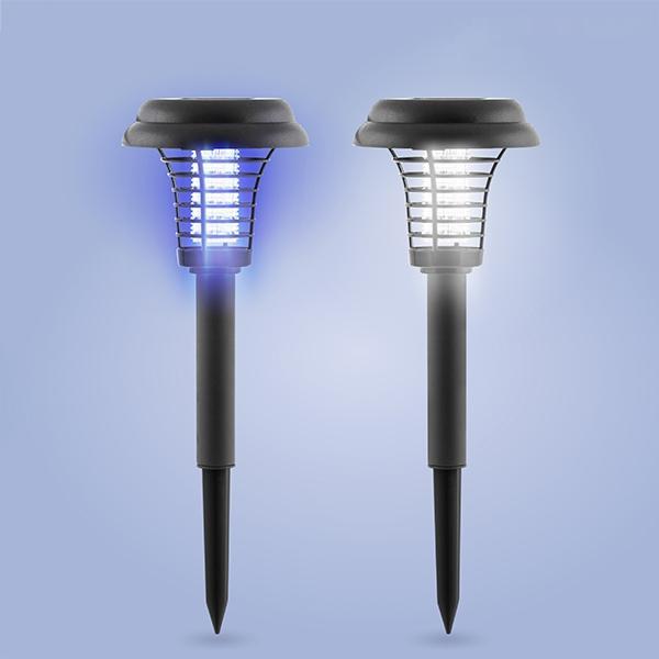 Mygglampe med Solcellepanel / Myggfanger - Hagelampe
