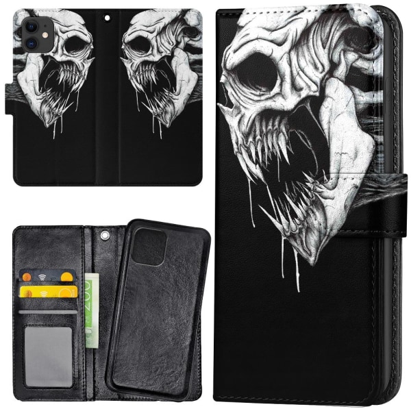 iPhone 11 - Mobilcover/Etui Cover Dødningehoved Monster