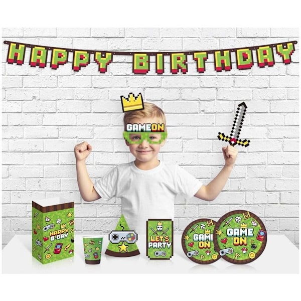 Pappersmuggar för gamer - Set med 6 stycken, 200 ml