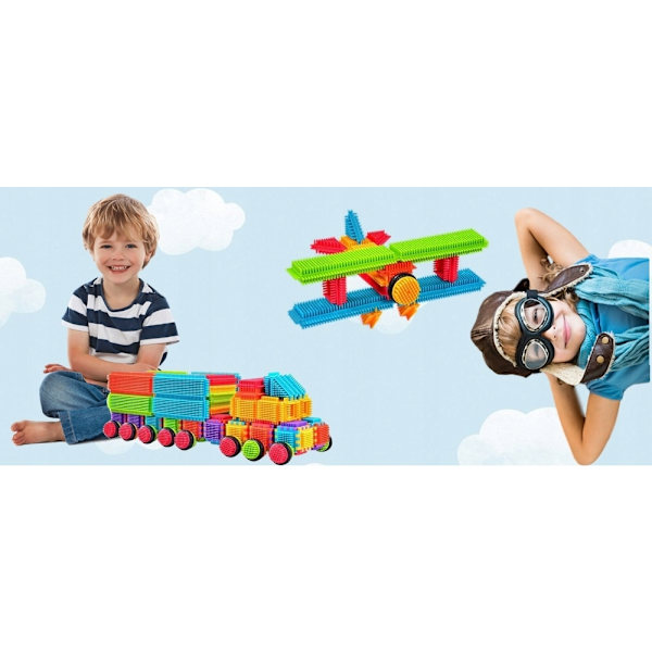 Nopper Rakennussarja Lelu - 192-osaa Multicolor