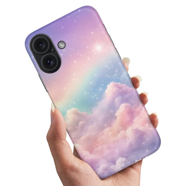 Kuoret / Suojakuoret iPhone 16 Plus - Rainbow Clouds