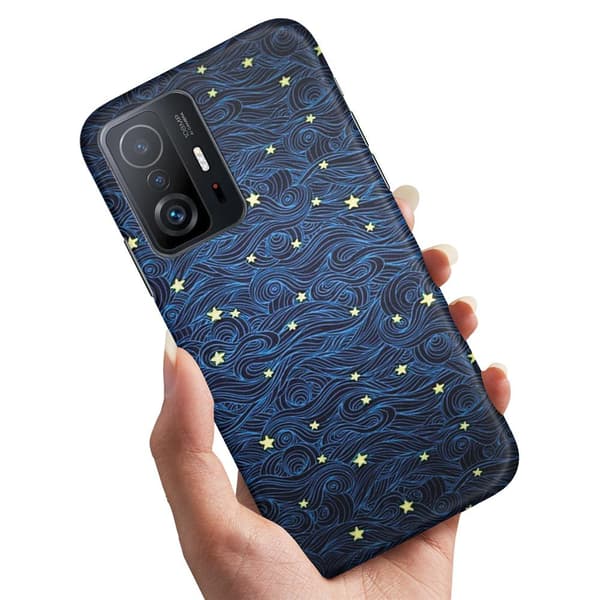 Deksel / Mobildeksel til Xiaomi 11T / 11T Pro 5G - Stjernemønster Multicolor
