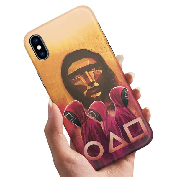 Skal / Mobilskal till iPhone XS Max - Squid Game multifärg