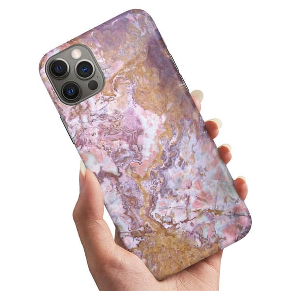 Cover / Mobilcover til iPhone 13 Mini - Marmor Multicolor