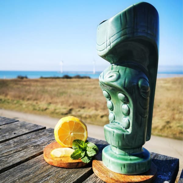 Tiki Stort Glas 64 cl Grön