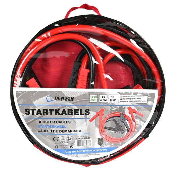Startkablar 1200 A 35 mm² 4,5 m