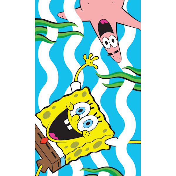SpongeBob Sjögräs Hand- och Ansiktshandduk, 30x50 cm