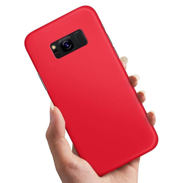 Deksel / Mobildeksel til Samsung Galaxy S8 Plus - Rød Red