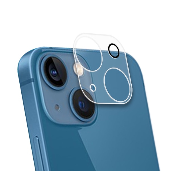 2 stk iPhone 13/13 Mini - Kamera Skærmbeskytter - Hærdet glas Transparent