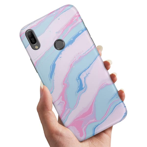 Deksel / Mobildeksel til Huawei Y6 (2019) - Marmor Multicolor
