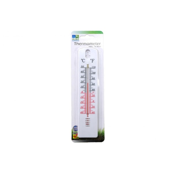 Termometer / utendørs termometer - Celsius & Fahrenheit White