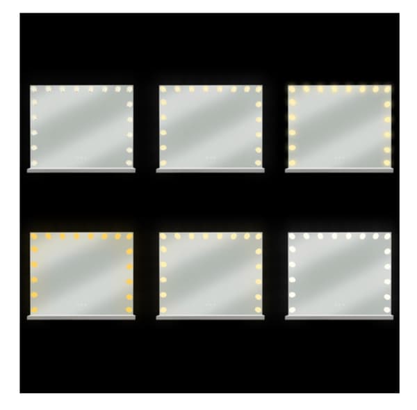 Makeup spejl LED / Hollywood Spejl - 80x60cm White
