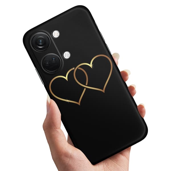 Deksel / Mobildeksel til OnePlus Nord 3 5G - Double Hearts