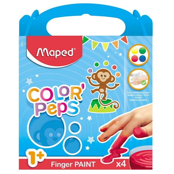 Colorpops fingerfärg 4 st.